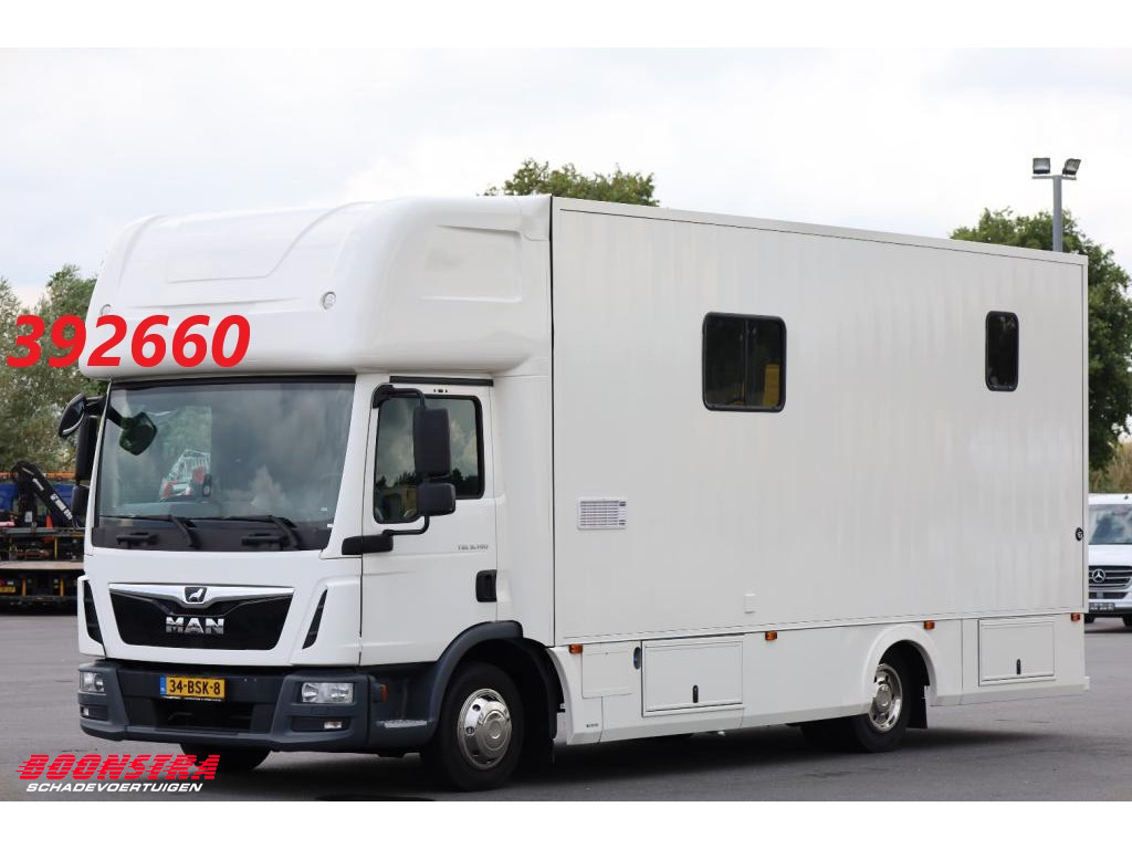 MAN  TGL 8.190 Robrise Horsetruck 2 Pferde + Wohnmobil Camera 61.047 KM!