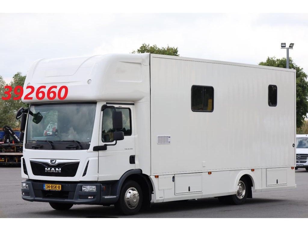 MAN  TGL 8.190 Robrise Horsetruck 2 Pferde Wohnmobil Camera 61.047 KM!