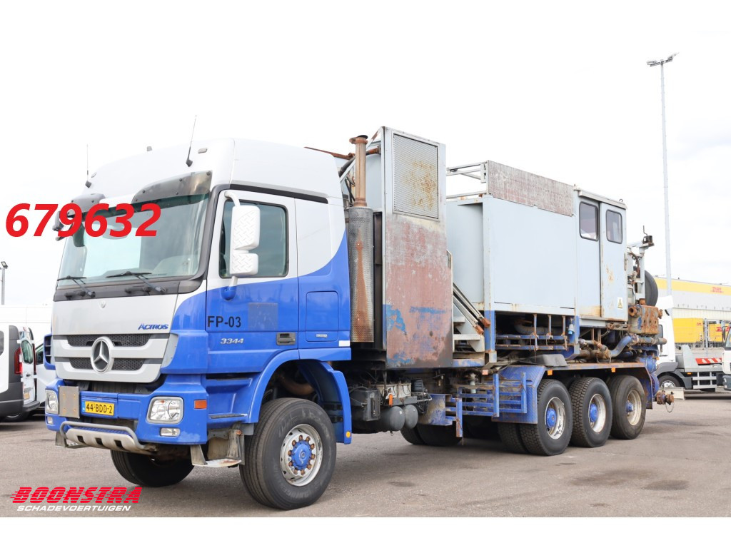 Mercedes-Benz  Actros 3344AK 8/6X6 Manual Blatt/Blatt 2x PTO 2x Pump